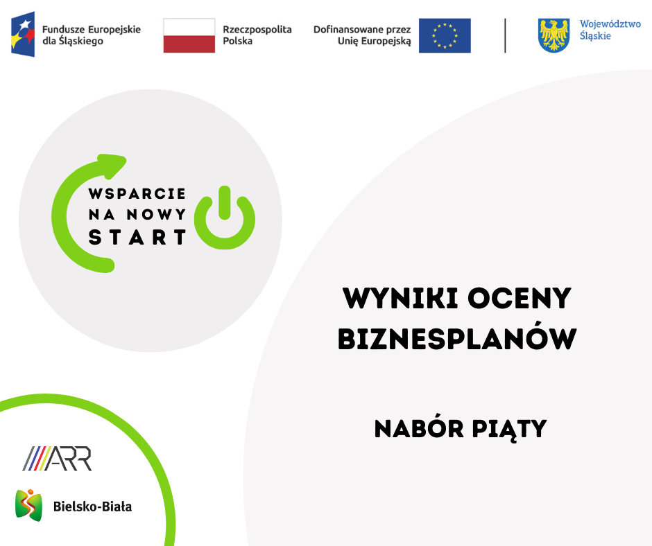 Wyniki oceny biznesplanów nabór 5